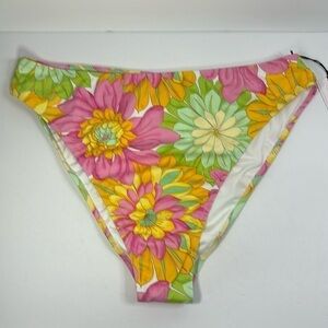 Floral, bikini, bottom size XL (16-18)